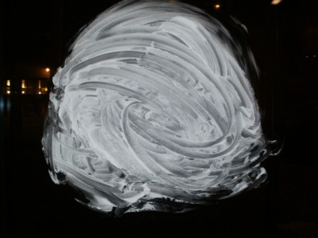 Malen mit Rasierschaum